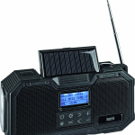 imperial DABMAN OR 1 Robuuste DAB+ / FM / Bluetooth Buitenradio / Zwengelradio Zwart