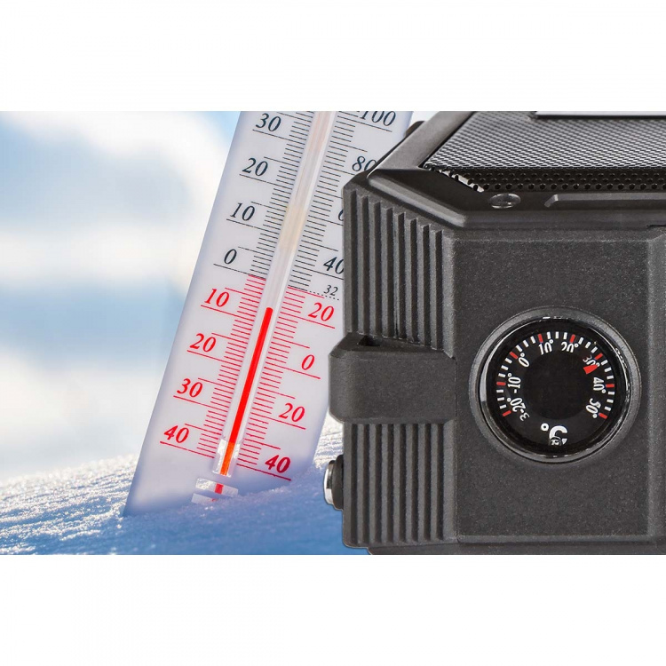 imperial DABMAN OR 1 Robuuste DAB+ / FM / Bluetooth Buitenradio / Zwengelradio Zwart