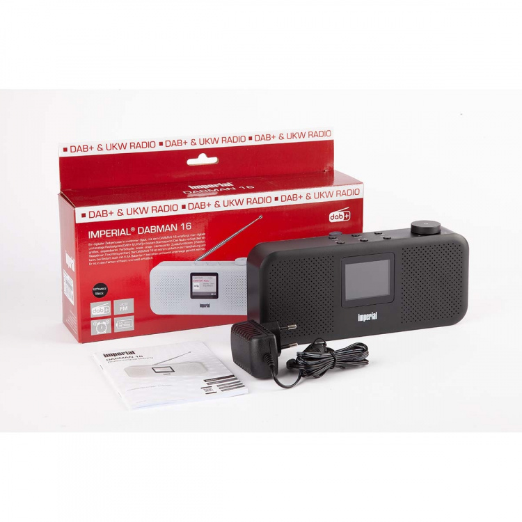 imperial DABMAN 16 DAB+ / FM Stereo Radio Zwart