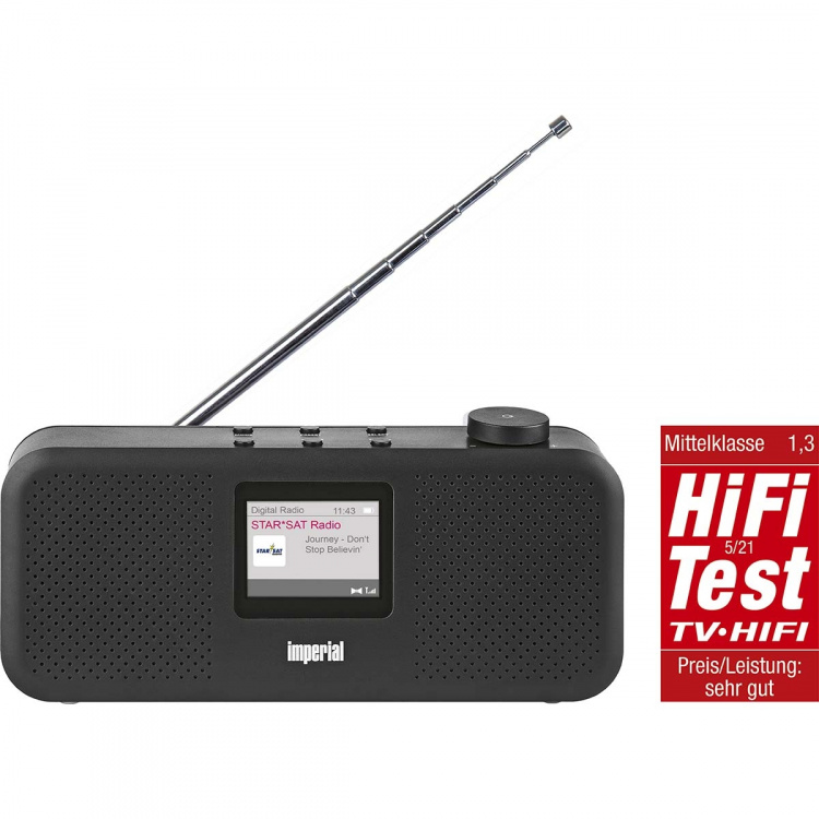 imperial DABMAN 16 DAB+ / FM Stereo Radio Zwart