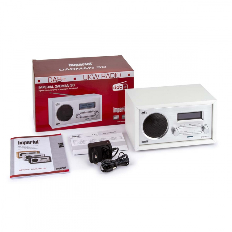 imperial DABMAN 30 DAB+ / FM-radio Wit imperial DABMAN 30 DAB+ / FM-radio Wit