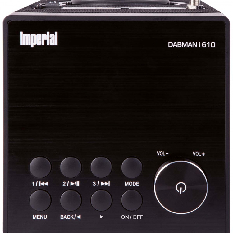 imperial DABMAN i610 Multifunctionele Stereo Radio DAB+ / FM / Internet / Bluetooth Zwart