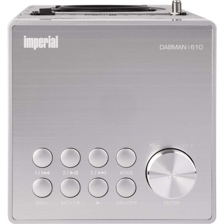 imperial DABMAN i610 Multifunctionele Stereo Radio DAB+ / FM / Internet / Bluetooth Grijs