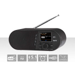 imperial DABMAN d105 Compacte DAB+ /FM / Bluetooth-radio Zwart