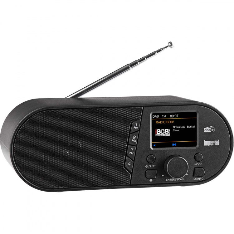 imperial DABMAN d105 Compacte DAB+ /FM / Bluetooth-radio Zwart