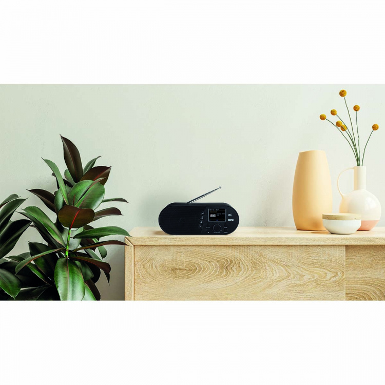 imperial DABMAN d105 Compacte DAB+ /FM / Bluetooth-radio Zwart