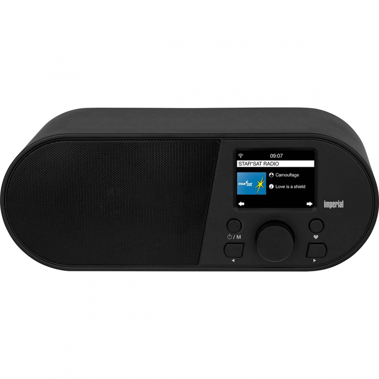 imperial i105 Wi-Fi internetradio met 2,4 inch kleurenscherm, zwart