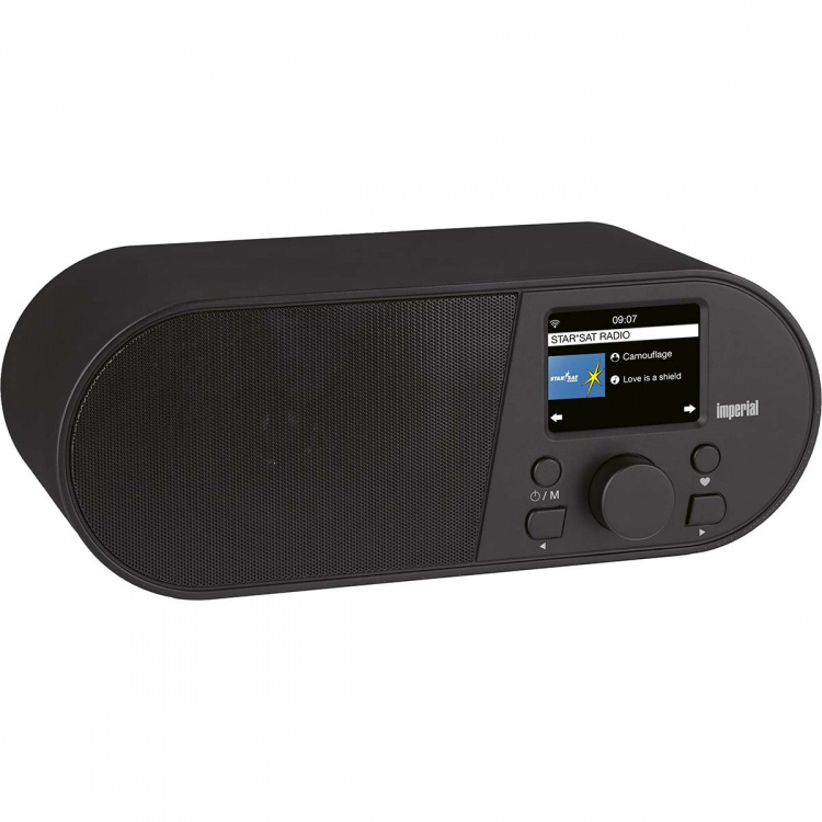 imperial i105 Wi-Fi internetradio met 2,4 inch kleurenscherm, zwart