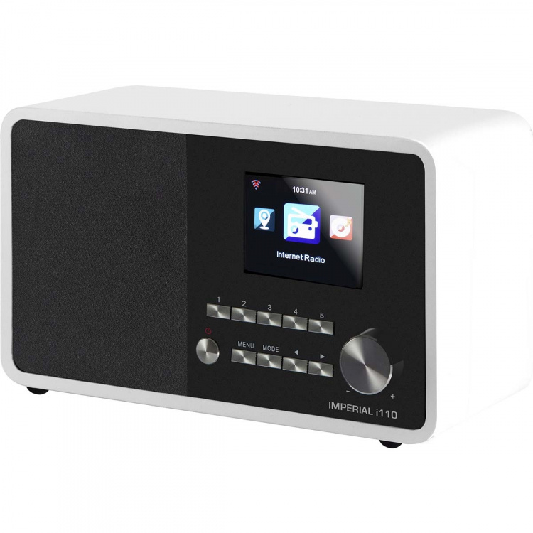 imperial i110 Wi-Fi internetradio met mediaspeler wit