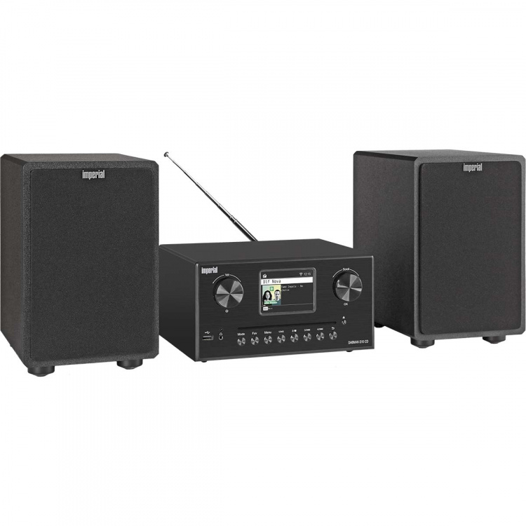 imperial DABMAN i310 CD Hybride micro Hifi Systeem DAB+ / FM / Internet / Bluetooth Zwart