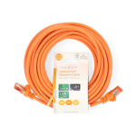 Nedis CAT6 Netwerkkabel | RJ45 Male | RJ45 Male | S/FTP | 10.0 m | Rond | LSZH | Oranje | Label Nedis CAT6 Netwerkkabel | RJ45 Male | RJ45 Male | S/FTP | 10.0 m | Rond | LSZH | Oranje | Label