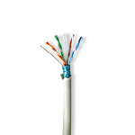 Nedis Netwerk Kabel Rol | CAT6 | Stranded | F/UTP | Koper | 50.0 m | Binnenshuis | Rond | LSZH | Grijs | Trekdoos Nedis Netwerk Kabel Rol | CAT6 | Stranded | F/UTP | Koper | 50.0 m | Binnenshuis | Rond | LSZH | Grijs | Trekdoos