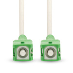 Nedis Glasvezel Patchkabel | SMF (Single Mode Phase) | SC/APC | SC/APC | 100 Gbps | 2.00 m | Wit | Gift Box met Euro Lock