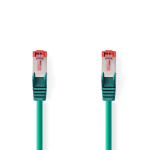 Nedis CAT6 Netwerkkabel | RJ45 Male | RJ45 Male | S/FTP | 5.00 m | Rond | LSZH | Groen | Label