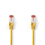 Nedis CAT6 Netwerkkabel | RJ45 Male | RJ45 Male | S/FTP | 15.0 m | Rond | LSZH | Geel | Label