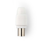Nedis IEC (Coax) Connector | Recht | Male | Vernikkeld | 75 Ohm | Schroef | Diameter kabelinvoer: 7.0 mm | Metaal / Polyvinylchloride (PVC) | Wit | 2 Stuks | Doos Nedis IEC (Coax) Connector | Recht | Male | Vernikkeld | 75 Ohm | Schroef | Diameter kabelinvoer: 7.0 mm | Metaal / Polyvinylchloride (PVC) | Wit | 2 Stuks | Doos
