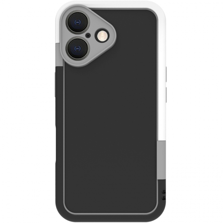 Celly Bumper iPhone 16 Svart/Vit Celly Bumper iPhone 16 Svart/Vit