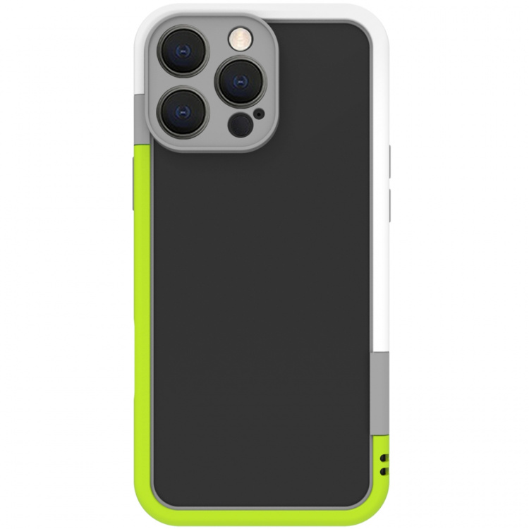 Celly Bumper iPhone 16 Pro Max Vit/Limegrön