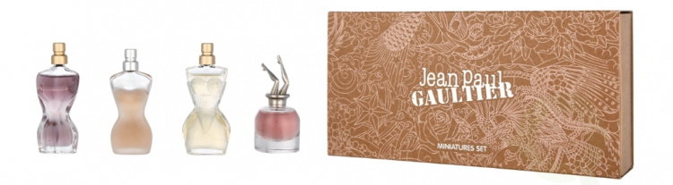 Jean Paul Gaultier Feminine Miniatures Set 24 ml 4x6ml - La Belle/Scandal/Classique/Divine Edp Spray