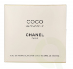 Chanel Coco Mademoiselle Giftset 66 ml Edp Spray 50ml/Le Vernis #111 Ballerina 13ml/Rouge Coco Baume Dreamy White 3g/Pouch