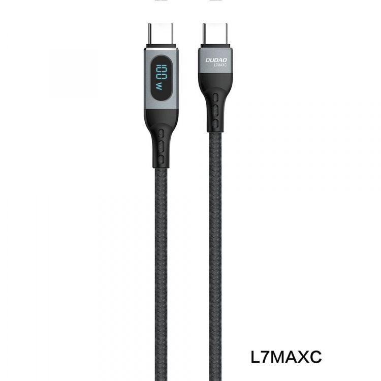 Dudao L7MaxC USB-C to USB-C Cable 100W 1m Black