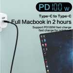 Dudao L7MaxC USB-C to USB-C Cable 100W 1m Black