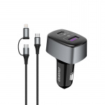 Dudao R7XS Car Charger 83Watt 1xUSB-C + 1xUSB-A