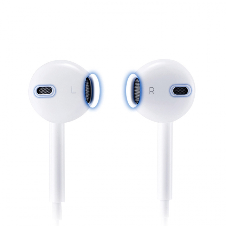 Dudao X14+ In-ear headphones with microphone Lightning white