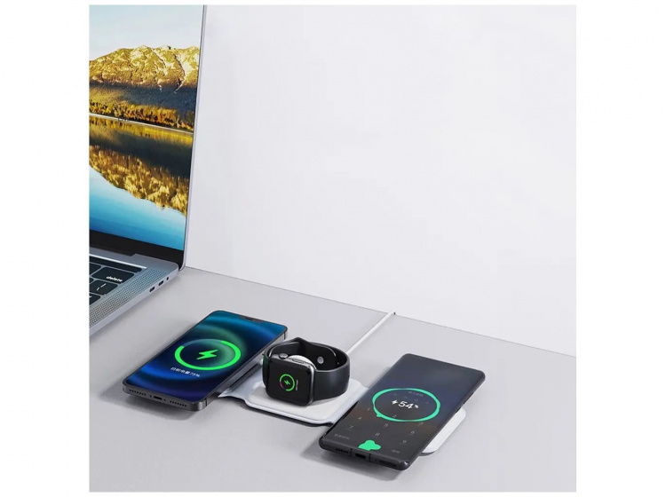 Dudao 3-in-1 induction charger Dudao A11N 15W - white Dudao 3-in-1 induction charger Dudao A11N 15W - white