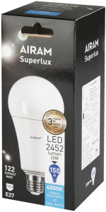 Airam Superlux 20 W CFL, E27, 4000K, 2452 lm
