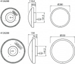 Airam Zeo Duo 350 Plafond, 1100 lm, 18 W, met variabele lichtkleur