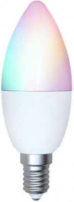Airam SmartHome kaarslamp, E14, opaal, 470 lm, RGBW, WiFi Airam SmartHome kaarslamp, E14, opaal, 470 lm, RGBW, WiFi