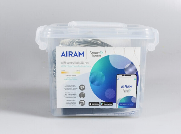 Airam SmartHome LED-lichtnetwerk, afstembaar wit, Wifi Airam SmartHome LED-lichtnetwerk, afstembaar wit, Wifi