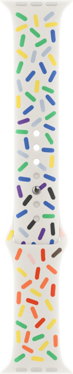 Apple Horloge 45 mm Pride Edition sport armband, M/L (MUQ43)