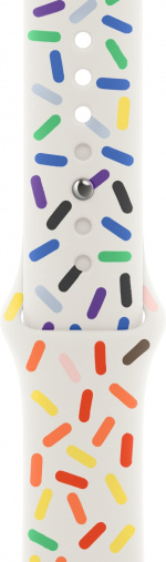 Apple Horloge 45 mm Pride Edition sport armband, M/L (MUQ43)