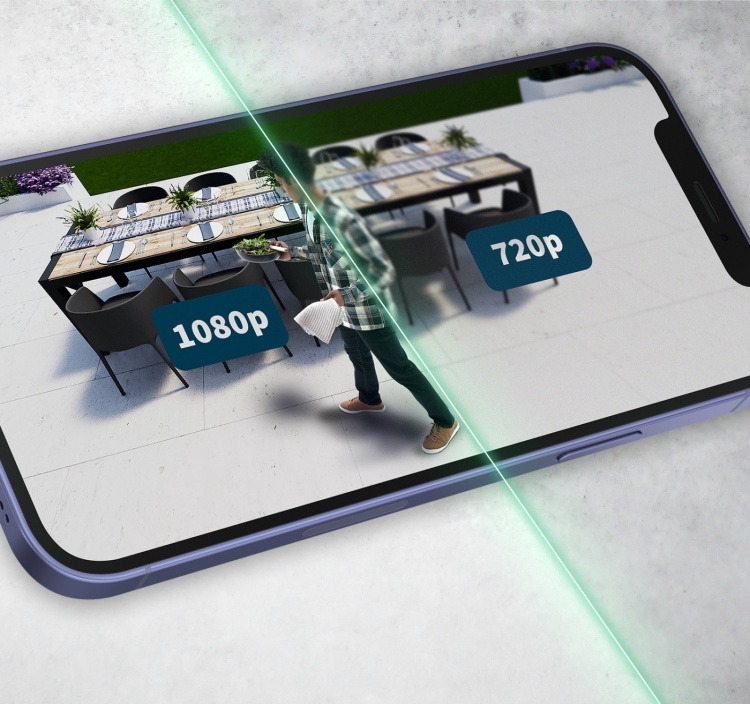 Arlo Essential 2 HD bewakingscamera voor binnen en buiten, 3 stuks productverpakking