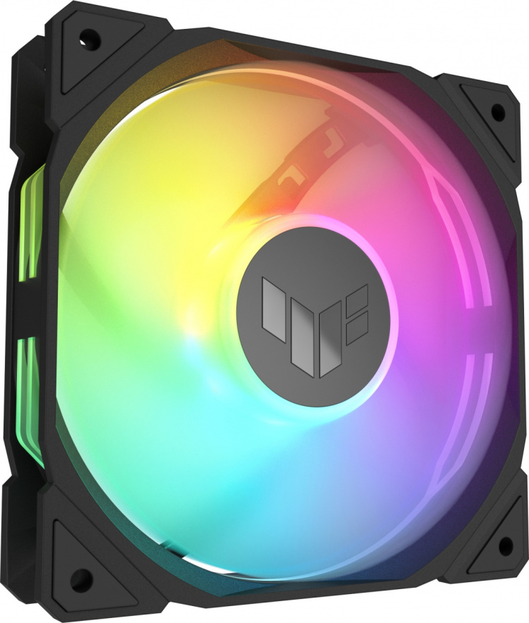 ASUS TUF Gaming TR 120 ARGB PWM ventilator, 120 mm, zwart ASUS TUF Gaming TR 120 ARGB PWM ventilator, 120 mm, zwart