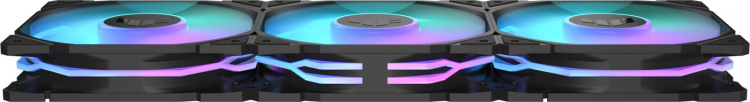 ASUS TUF Gaming TR 120 ARGB Reverse PWM ventilator, 120 mm, zwart, 3-pak