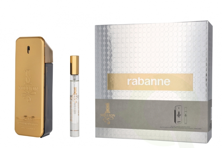 Paco Rabanne 1 Million Giftset 110 ml Edt Spray 100ml/Edt 10ml/GWP