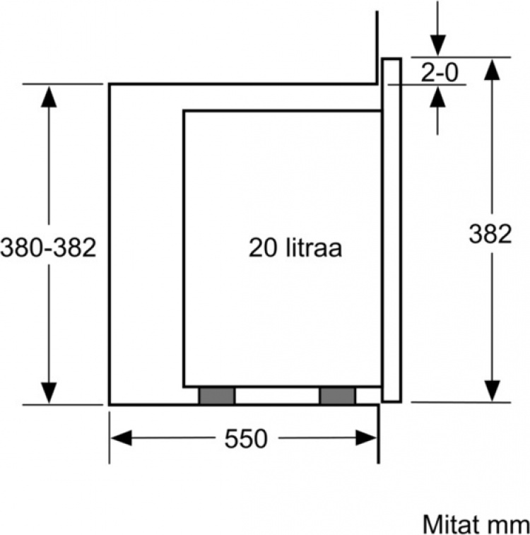 Bosch BFL524MS0 Serie 6 magnetron, staal Bosch BFL524MS0 Serie 6 magnetron, staal