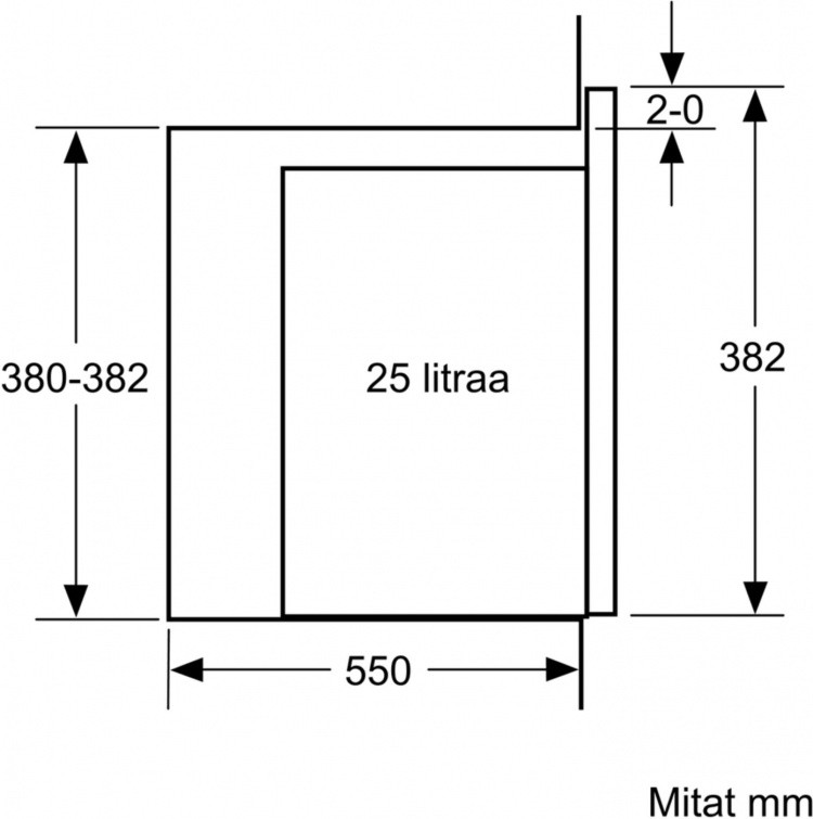 Bosch BFL554MS0 Serie 6 magnetron, staal