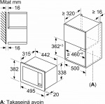 Bosch BFL523MB3 Serie 2 magnetron, zwart