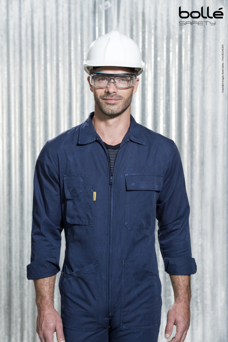 Bollé Tryon OTG bril, zwart/blauw/helder