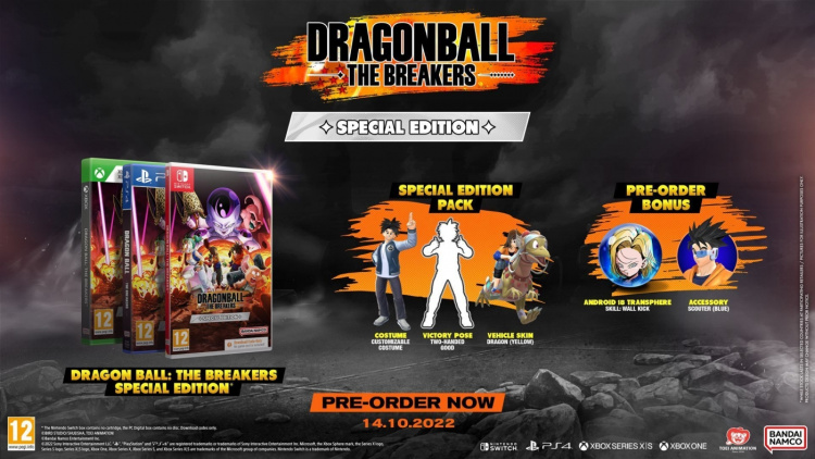 Bandai Namco Entertainment Dragon Ball: The Breakers - Speciale editie, PS4 Bandai Namco Entertainment Dragon Ball: The Breakers - Speciale editie, PS4