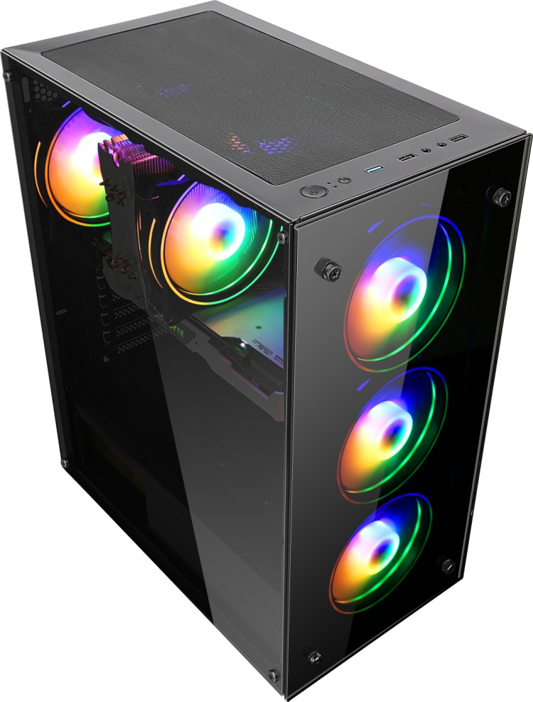 Blackstorm Artemis 205B ATX-kast met venster, zwart