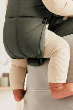 BabyBjörn Mini Geweven Rugzak, donkergroen