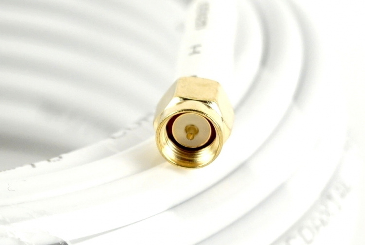 Bluecloud SMA vrouwelijk - SMA mannelijk 10m antennekabel