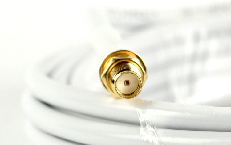 Bluecloud SMA vrouwelijk - SMA mannelijk 15m antennekabel