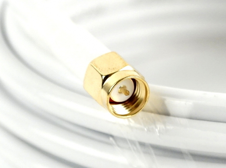 Bluecloud SMA vrouwelijk - SMA mannelijk 15m antennekabel