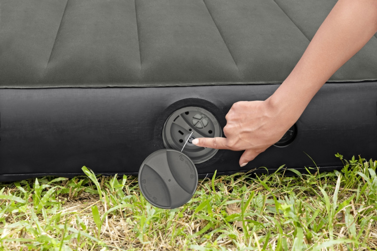 Bestway Tritech luchtbed Queen luchtgevuld reservebed, ingebouwde pomp, 203 x 152 x 25 cm